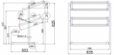 Broodmanden Etagere 3 Hoog Breed